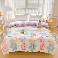 Simple Printed Duvet Cover Single Piece Pure Cotton Student Dormitory Cartoon Single Double Duvet Co