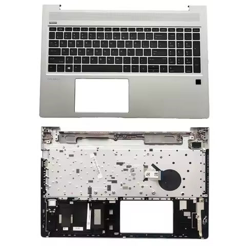 New Palmrest US Keyboard W/Backlit For HP Probook 450 G6 G7 455 L45090-001 Silver
