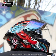 ลายใหม่ หมวกกันน็อคเต็มใบ ID HELMET รุ่น ZRO แว่น 2 ชั้น แถมฟรีชิว 1 แผ่น มาตรฐาน มอก. ECE22-06 ไซส์