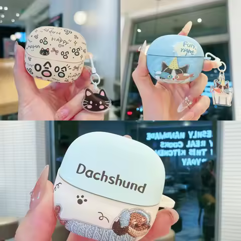 Cute Earphone Case For Baseus BC1lite MS1 M3s M4s XC1 MC1 MC1 Pro MC2 MC2air MC2S BC1lite MS1 Soft M