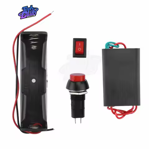 DC3.7-6V 200KV/5MA Boost Step Up Module High Voltage Generator Pulse Arc Generator Ignition Coil Mod