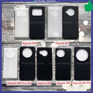Sharp R7, Aquos R7, Sharp R6/ Aquos R8/ R8S/ R8 Pro 5G/ R8s Pro/ R9 Pro case, clear, flexible, black