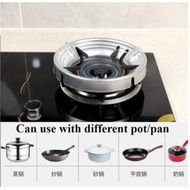 STAINLESS STEEL IRON 9 PORT GAS STOVE FIRE WIND PROOF ENEGERY SAVER GAS STOVE COVER / Pelapik Alas D