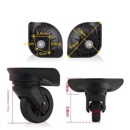 ล้อเดินได้ทุกทางสำหรับกระเป๋าเดินทาง Samsonite 75RS43 พร้อมล้อเดินได้ทุกทาง กระเป๋าเดินทางแบบมีสายรั