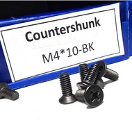 Screw Bolt Bolt Steel Metal M4 M5 M6 10mm 20mm M4x20 M5x10 M5x20 M6x10 M6x20 Countershunk Black