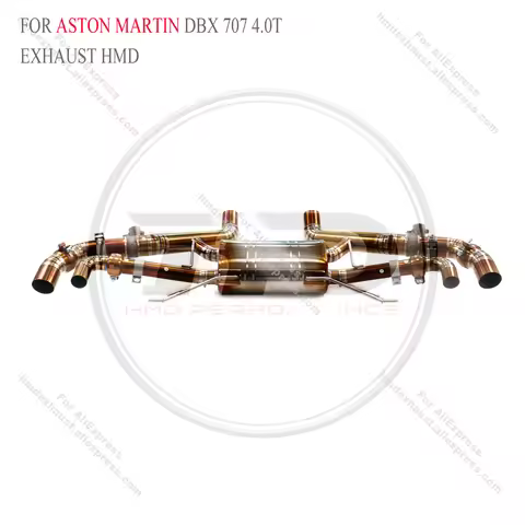 HMD exhaust For Aston Martin DBX 707 4.0T catback With Valve Titanium Alloy Lightweight Deep Sound S