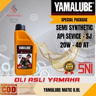 OLI YAMAHA LUBE MATIC YAMALUBE MATIk OLI OIL MIO SPORTY MIOSOUL MIOGT MIO J XRIDE SAE 20w - 40 isi 8