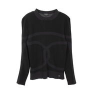 【二手】香奈兒 (Chanel) CHANEL 針織 Coco Mark P62192K47581 黑色真絲針織女裝