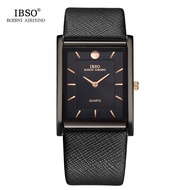 นาฬิกากันน้ำระดับไฮเอนด์นาฬิกาสำหรับผู้ชาย Douyin ทรงสี่เหลี่ยมของผู้ชายกันลื่นการถ่ายทอดสด IBSO Aud