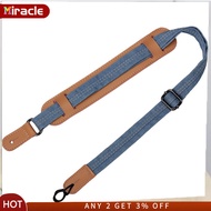 MIRACLE Ukulele Strap Creative Denim Ukulele Shoulder Strap With PU Leather Ends Pad Tail Pin Musical Instruments