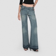 SheByShj low-rise flared jeans - Wash Flare Jeans