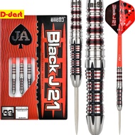 ONE80 STEEL TIP DART - 23G (BLACK J21-02) 90% Tungsten STEEL DARTS 23G