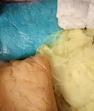 New store opening 50% discount for only three daysFree Shipping 3D Embroidery Fabric Beads Bubble An