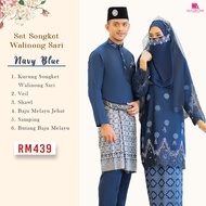 [NAVY BLUE] Baju Nikah Songket/Full Set Baju Nikah/Baju Nikah/Baju Tunang/Baju Kurung Songket Plus Size/Baju Kurung Songket