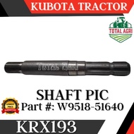 Shaft Pic Part : W9518-51640 Rotovator KRX 193 Kubota Tractor L5018