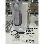 NISHIMEN CTC Double Housing Water Filter, double stage CTC filter, 2 stage filtration