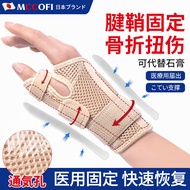 Mccofi日本品牌护腕扭伤手腕腱鞘大拇指关节骨折疼劳损固定手指妈妈手保护套薄款夏季透气单只装