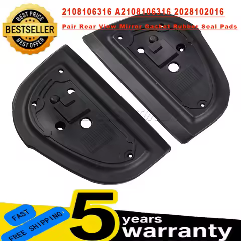 New 2108106316 For Mercedes-Benz W202 S202 W210 S210 1Pair Rear View Mirror Gasket Rubber Seal Pads