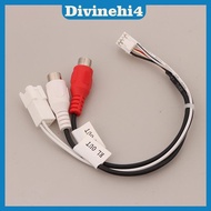 <divinehi4> 8P RCA RR RL Audio Output MaleFemale Plug Cable Android Car Radio Multimedia Universal T