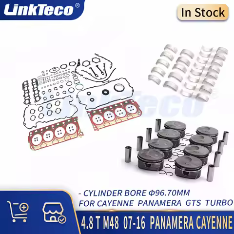 STD Engine Parts Cylinder Head Piston Kit & Bearing Set Fit 4.8 L T M48 MCX MCW Gas 07-16 For CAYENN