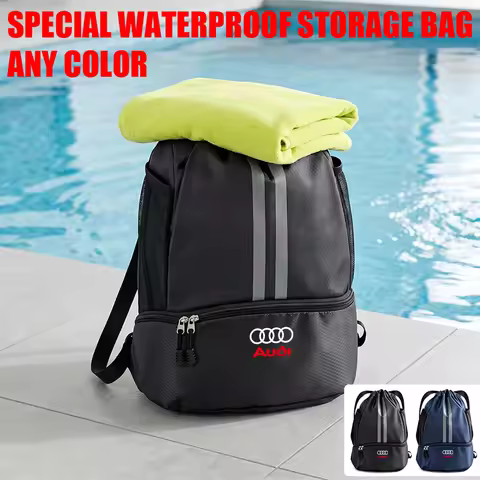 Car Charging Cable Storage Bag Waterproof Organizer For Audi A1 A2 A3 A4 A5 A6 A7 A8 Q5 Q7 C8 B8 C6 