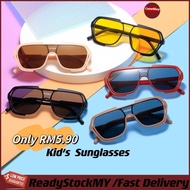 HotSales Kids/Children Square Cool Sunglasses Lens Large Frame For Boys Girls Shades Sunglasses Kids