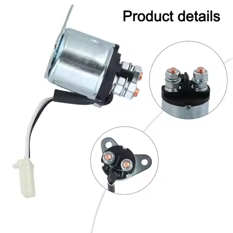 Starter Motor Solenoid W/ 2-Wire For Predator 7000/8750W For GP6500E GP7500E GP8000E Gas Generators 