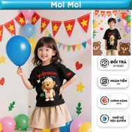 MOI MOI baby t-shirt made of high quality soft cotton for Vietnamese boys and girls 5-12 years old) 