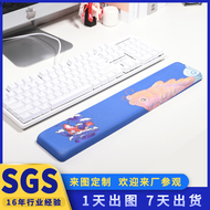 Soft and Comfortable Keyboard Hand Support Female Office Wrist Guard Hand Pillow Cartoon Lucky Carp Keyboard Pad Mouse Pad Meimiao