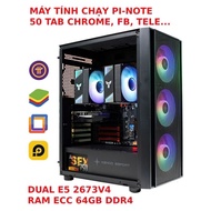 Dual Xeon Computer Case E5 2680V4 E5 2686V4 E5 2673V4 running Simulator -MMO -PI NETWORK