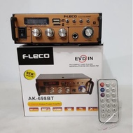 Fleco AK-698BT Wireless Bluetooth AC DC Radio Power Amplifier