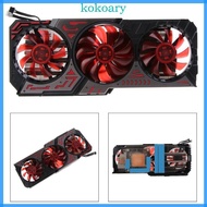 KOK 2060 2070 2080 SUPER GAMER OC Graphics Cooling Fan with Shell GPU Cooling Panel Graphics Card Co