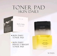 AGLAM TONER PAD SKIN DAILY โทนเนอร์แพดสำหรับเช็ดหน้าและมาส์ก กระปุก 50แผ่น