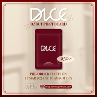 ️ ️DEBUT PHOTOCARD DICE Demo Card Debuilt