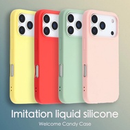 Imitation Liquid Silicone Phone Case For Vivo Y75 Y72 Y56 Y52 Y35 Y33S Y33T Y31 Y51 Y02S Y01 5G 4G C