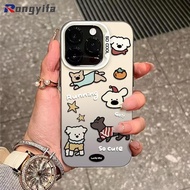 Cartoon Dog Pattern Casing For Samsung Galaxy A36 5G S25 Ultra S25+ S23 S24 FE A06 A16 F15 M15 M55 F