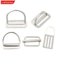 CRAFTSERIES 2" Scuba Diving Weight Belt Slide Keeper D Ring Stainless Steel Webbing Harness Belt Ret