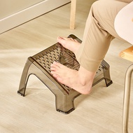 H-J Office Foot Stool Foot Bench Plastic Stool Foot Massage Stool Foot Stool Home Bathroom Toilet Seat FSN1