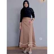 Haruka Skirt - Korean Loose Maxi Skirt Women's Anti-Wrinkle Skirt - Flare Maxi Skirt Mayung Skirt