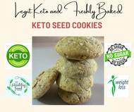 KETO Seed Cookies Healthy Diet Lowcarb Gluten free and Sugar free Safe for diabetic Guilt Free Keto 