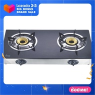 เตาแก๊สตั้งโต๊ะ 2 หัวแก๊ส LINEA GX2G เตาแก๊สตั้งโต๊ะ เตาแก๊สกล่องสแตนเลส gas stove burner