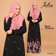 Jubah Dress Julia  / Jubah Moden Muslimah Ironless Readystok