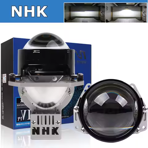 YUFANYA Universal 3.0 Inch Bi-LED Projector Lens FOR NHK IV Plus Dual High Low Beam 110W 6000K Led H