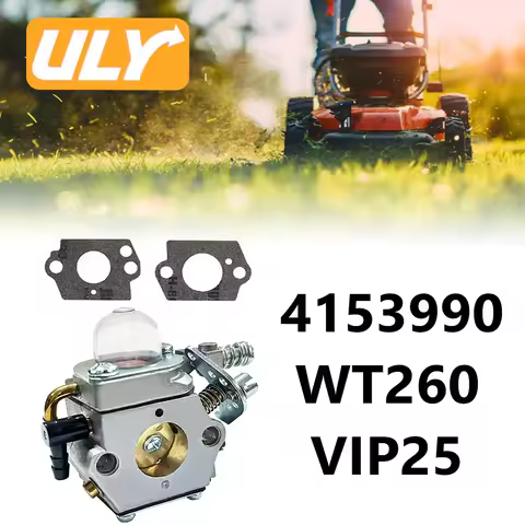 Carburetor 4153990 WT260 for Alpina Stiga GGP VIP 21 25 30 Brushcutters Replacement Carburador Parts