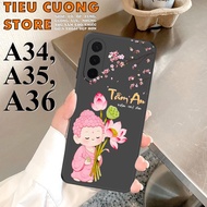 Case for SAMSUNG A34, A35, A36 printed with CALLIFICATION, CUTE