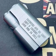 鈦合金tc4柯爾特1911煤打火機窄機復古盔甲防風