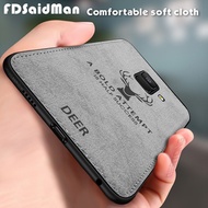 shop Cloth Style 3D Deer Case For Oppo A73 F5 A77 F3 A79 A83 A1 F7 A9 F9 A7X K1 Reno X10 F11 Pro K3