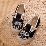 TC8071 Original Embroidered Shoes Huajian Bilingual National Fashion Linen Shoes Craft Sewing Casual