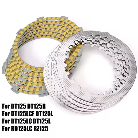Friction Plate Steel Clutch Disc Plate For Yamaha DT125 DT125R DT125LCF DT125LC DT125L RD125LC RZ125