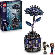 LEGO Wednesday Black Dahlia Flower 76784, Halloween Toy, Fantasy Room Decoration, Plant Toy for Kids